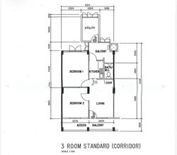 Blk 30 Jalan Klinik (Bukit Merah), HDB 3 Rooms #597511031